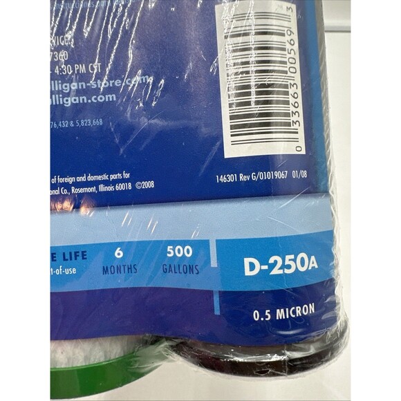 Replacement Filter Set, 0.5 um Filter, Carbon Block, Granular Carbon Filter New - Picture 2 of 6